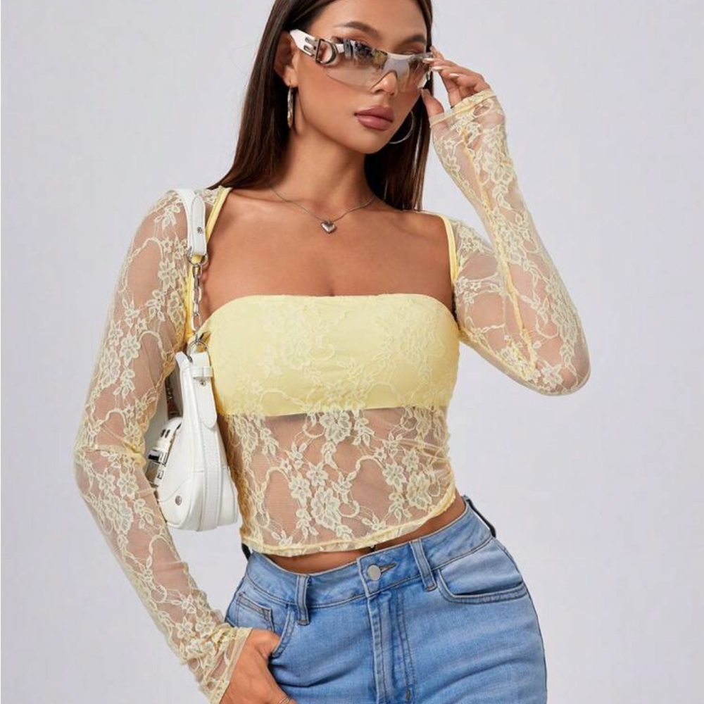 Women Lace Vest Fashionable Daily Wear Spring And Summer Tops
